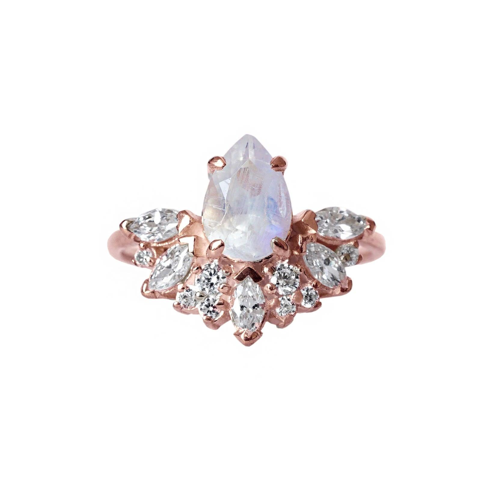 Parisian Moonstone Ring - Tippy Taste Jewelry