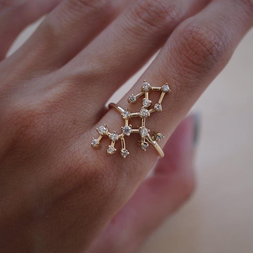 Sagittarius Constellation Ring - Tippy Taste Jewelry