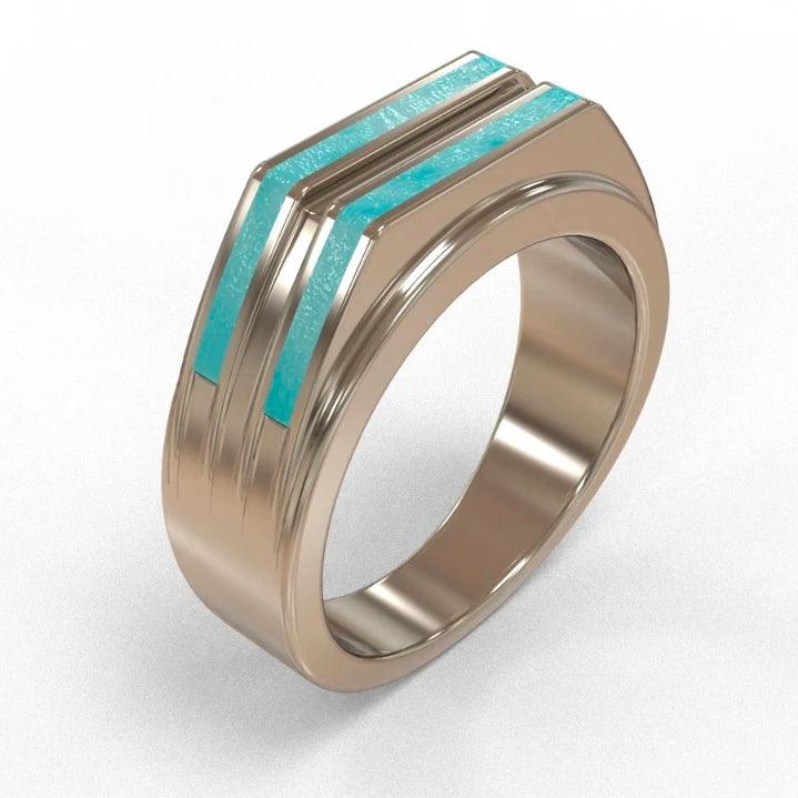 Solid 14k Gold Horizon Seamless Ring